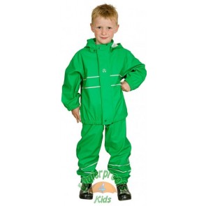 DISCONTINUED Elka Childrens Waterproof Suit in Green LIMITED STOCK